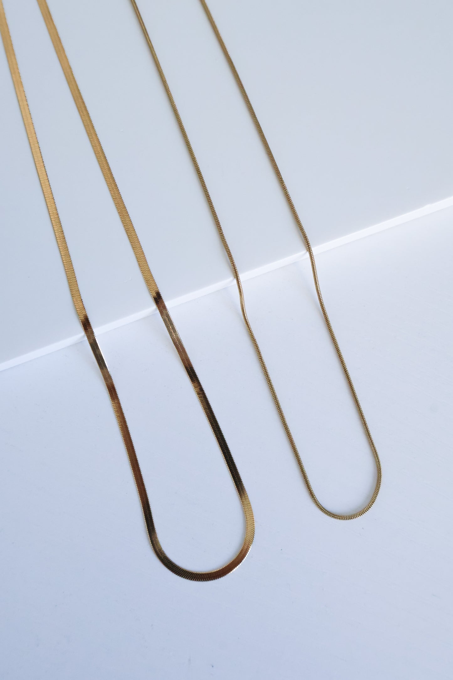 Golden Snake Chain Necklace