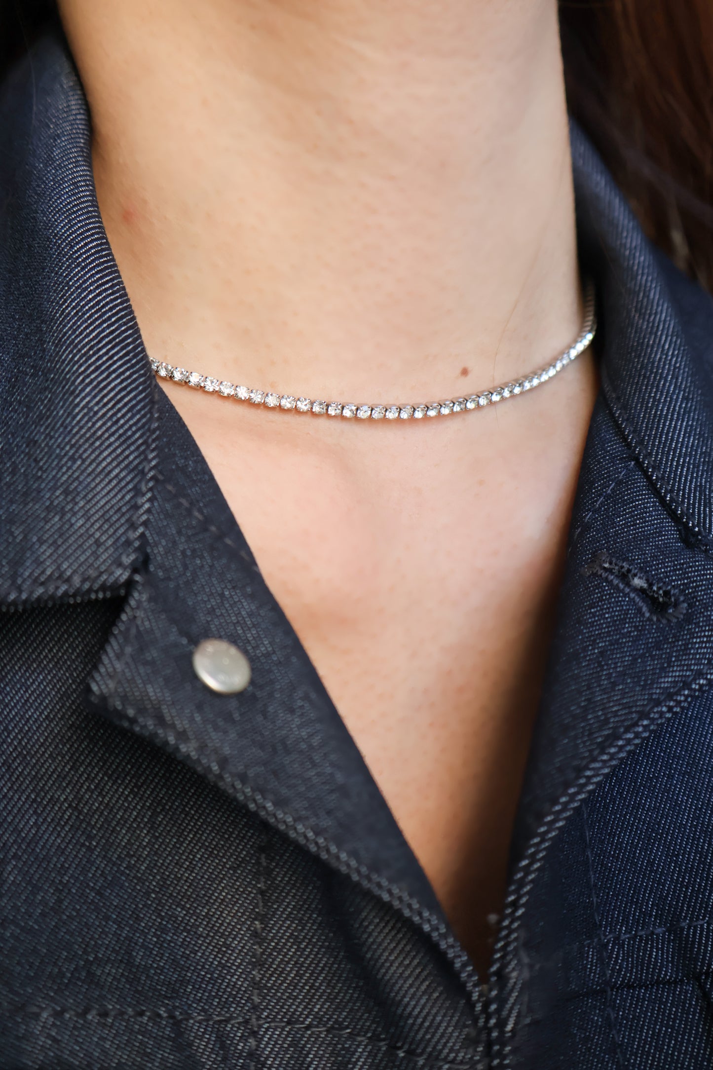 Classy Tennis Necklace