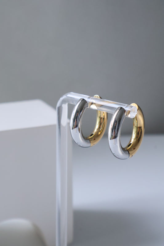 2-Way Color Hoop Earrings