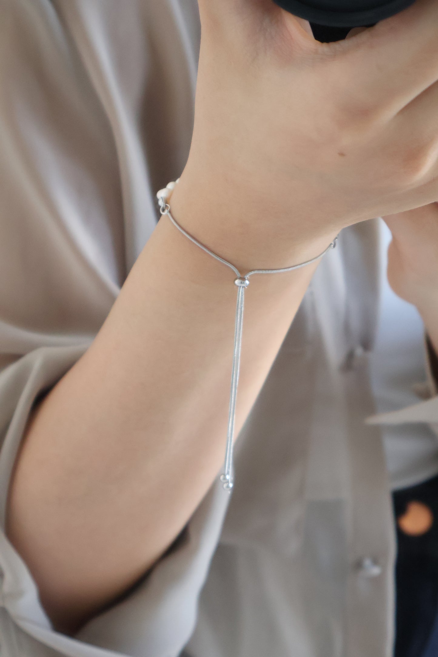 [HANDMADE] Vera Freshwater Pearl Adjustable Bracelets