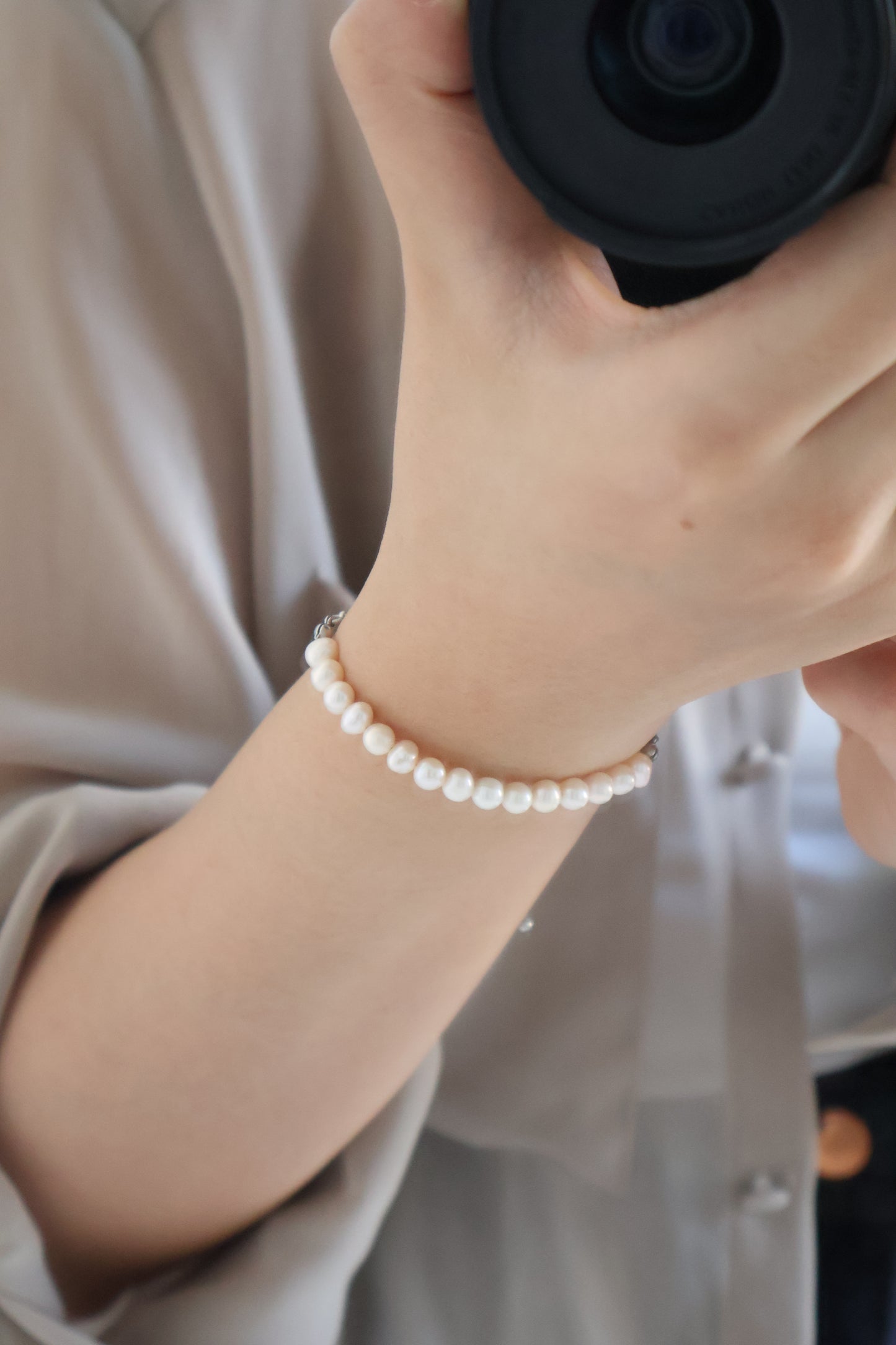 [HANDMADE] Vera Freshwater Pearl Adjustable Bracelets