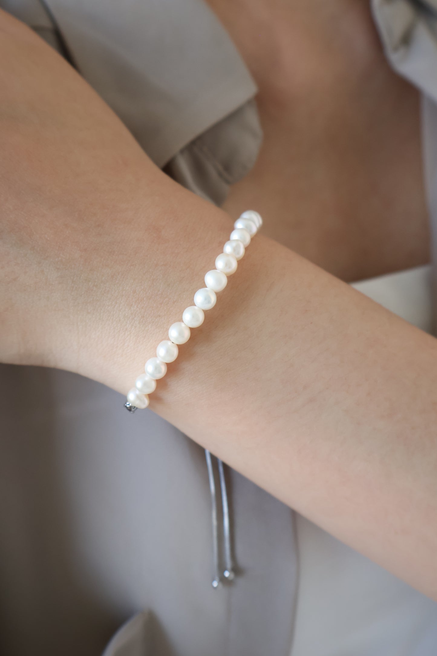 [HANDMADE] Vera Freshwater Pearl Adjustable Bracelets