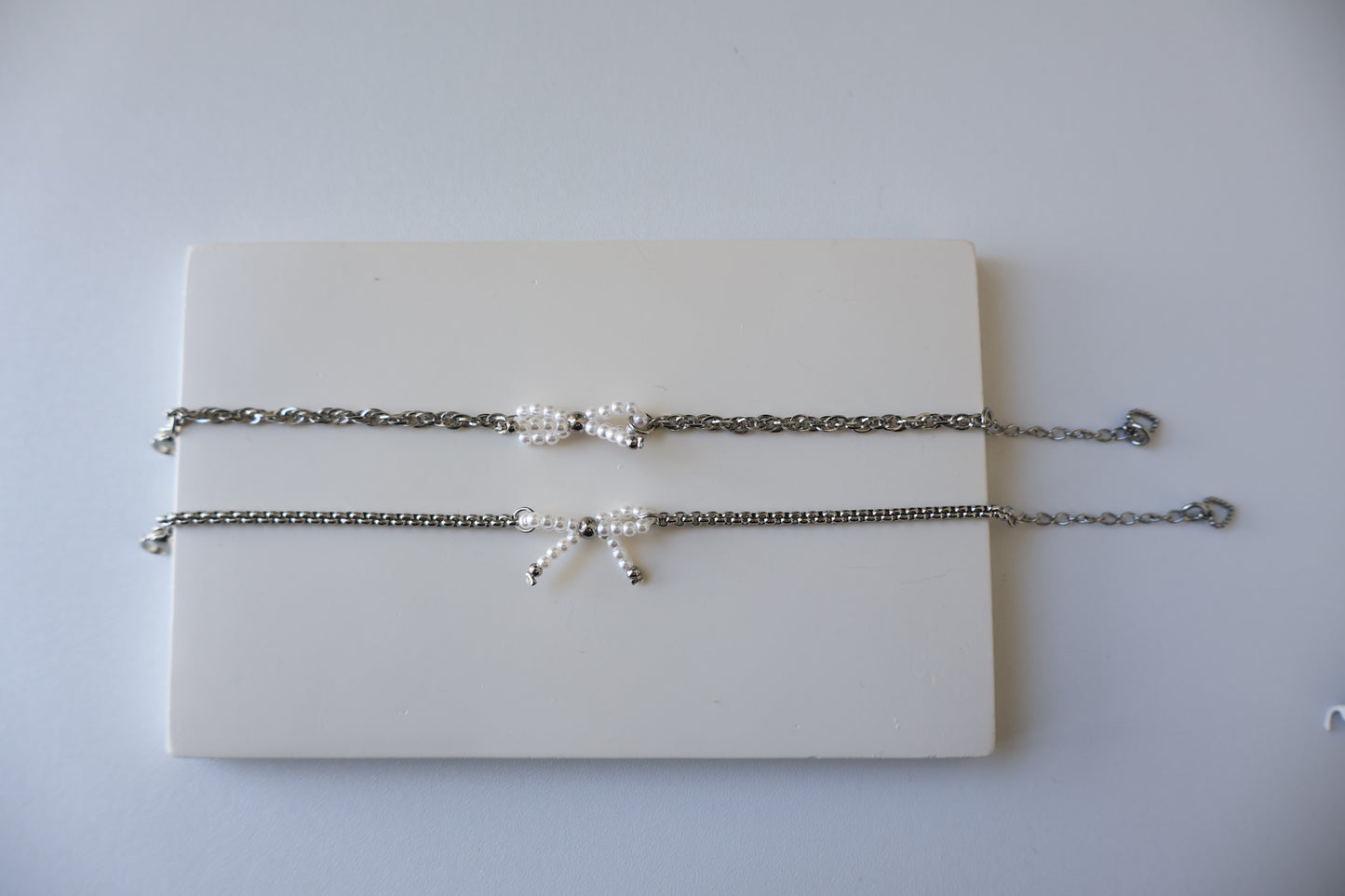 [HANDMADE] Pearl Ribbon Bracelet